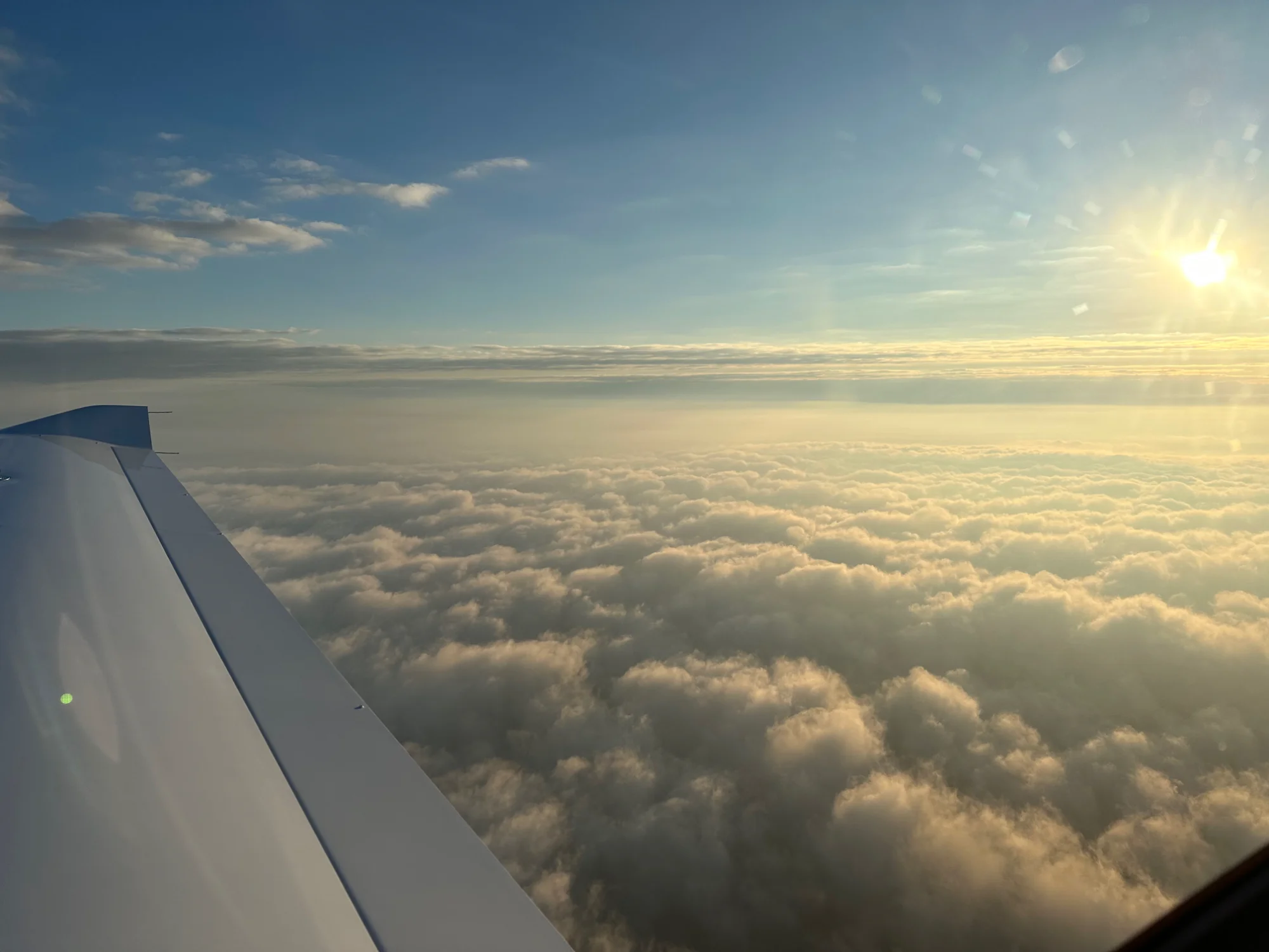 Above the Clouds at Sunset